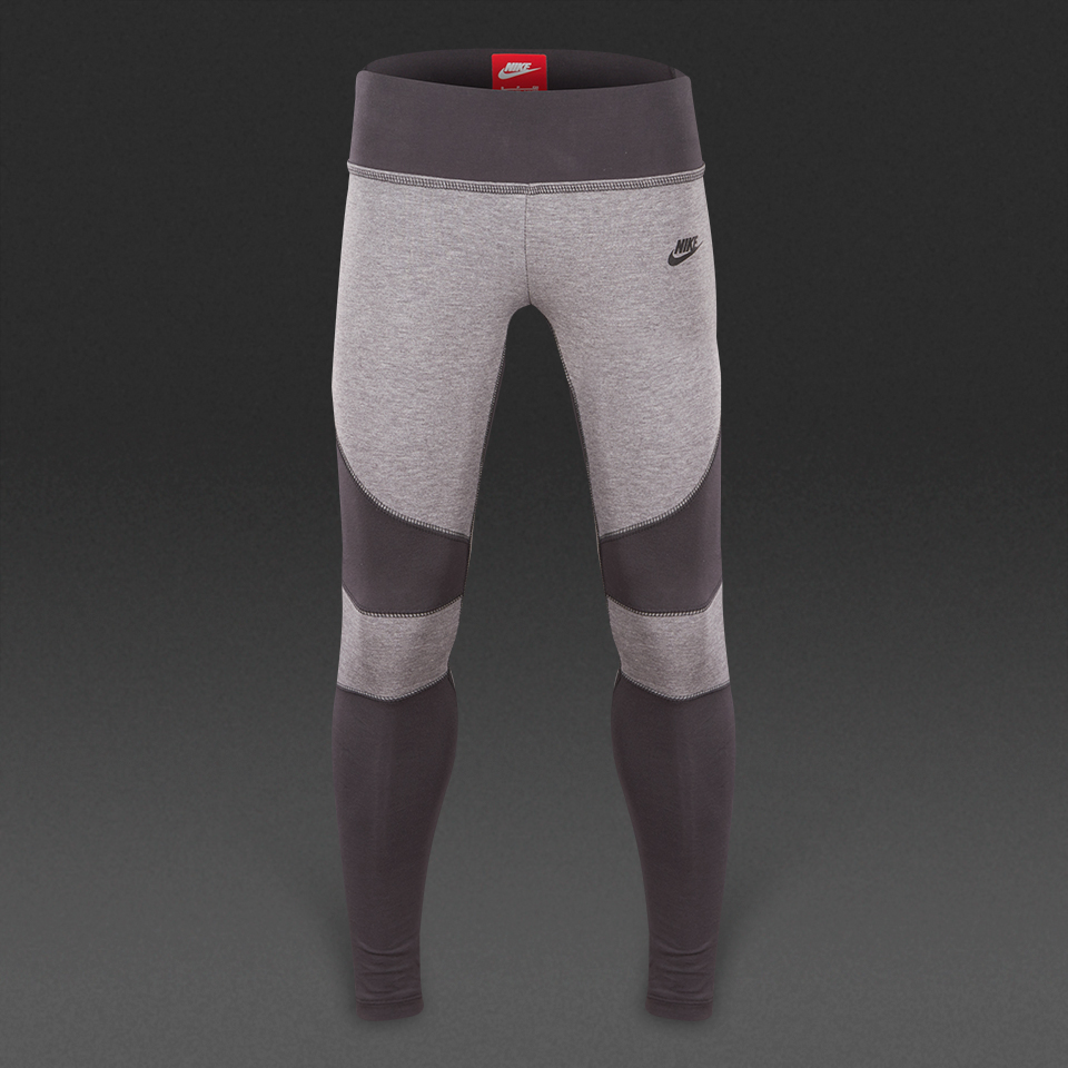 Nike Sportswear Tech Fleece Tights Youth Carbon Heather / Anthracite / Black for Girls